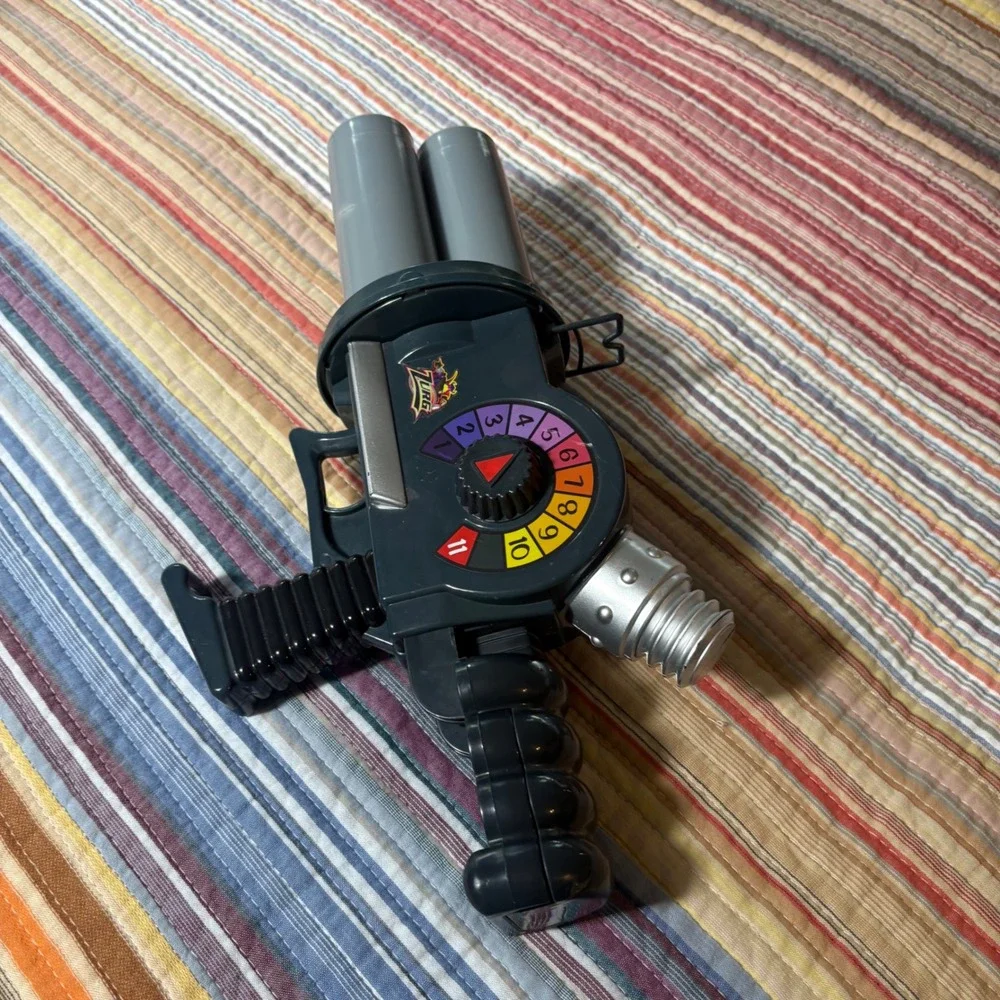 Disney Pixar Toy Story Zurg Ion Blaster Toy Triple Barrel Blaster Gray Silver